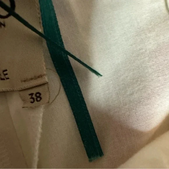 IVKO Women's Cream Floral Print Wide Leg Pant.   Sz: 38 EU/ 8 US - Picture 7 of 9